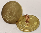 Blazer Buttons Engraved with Royal Horse Artillery Insignia 32L Brass Coloured