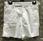 British PTI Tri Service Shorts White Uniform Woman's - USED