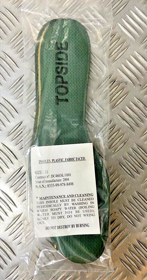 Mil-Spec Combat Boot Innersoles / Insoles By Cambrelle / DuPont. All sizes - NEW