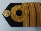 Genuine Canadian Naval Female Gold Wire Rank Shoulder Boards Epaulettes LFS13