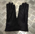 Style Officers Black Leather Lined 3 Dart Parade Gloves Size 8¾