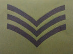 Rank Badges Army Green / Desert OD / DS Subdued Assorted Ranks 1 Pair