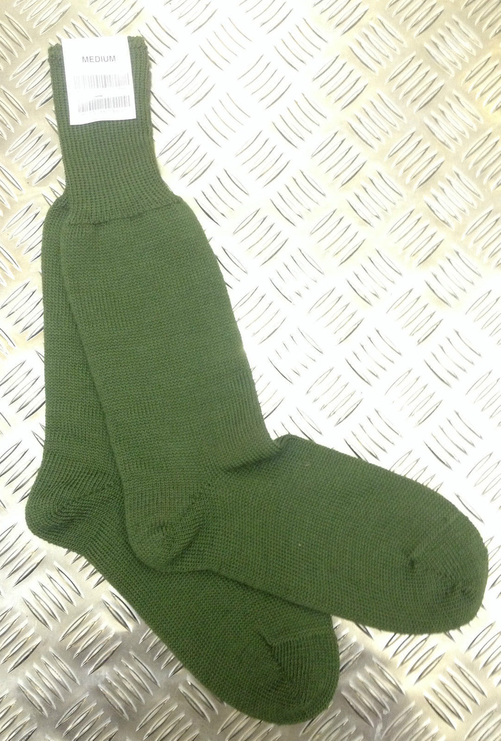 Dutch Army Socks (OD)- 80% wool (Super Wash)- BRAND NEW