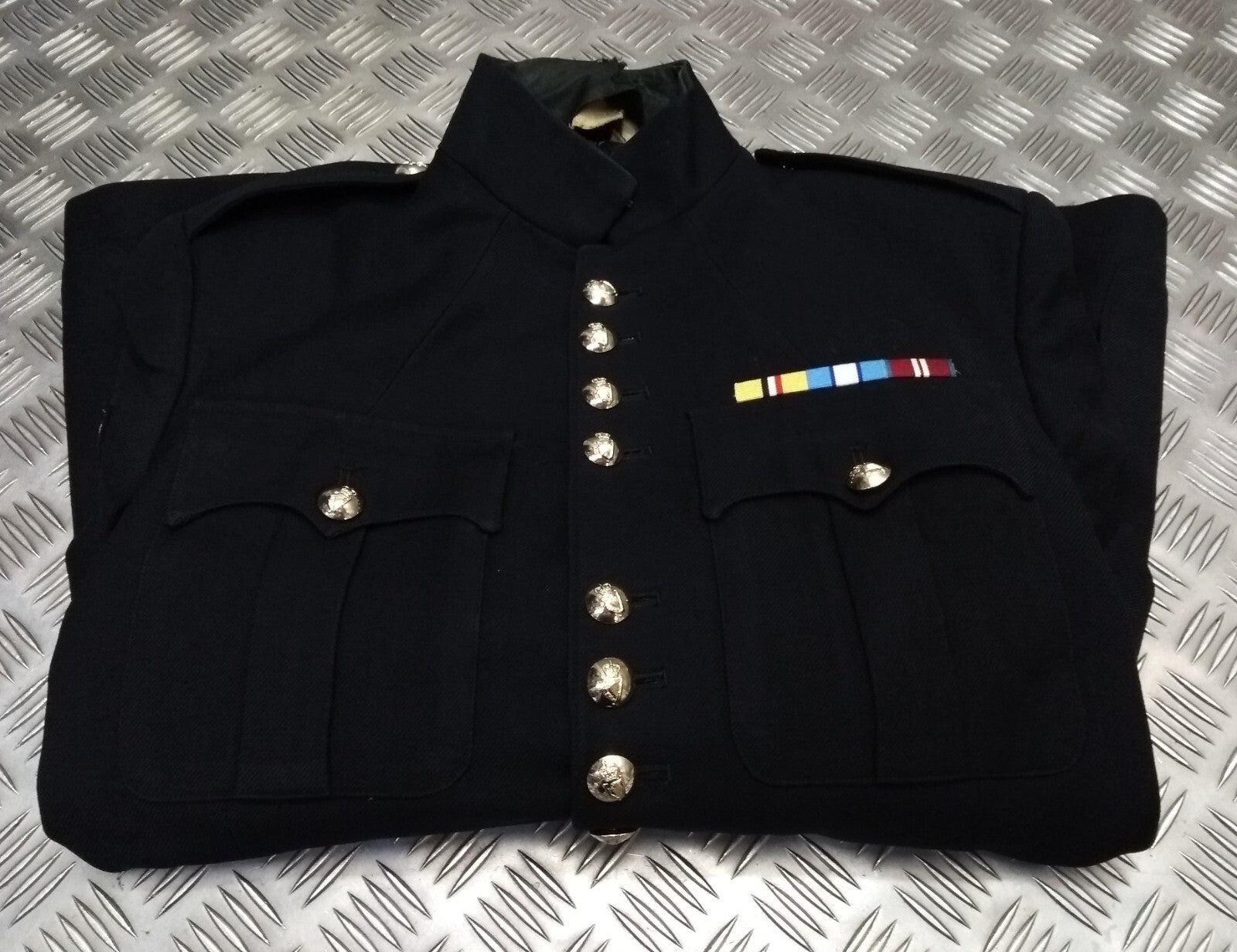 British Army Vintage No1 Irish Guards Dress Ceremonial Jacket Other Ranks Size 16 Faulty