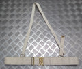 RAF Royal Air Force Ceremonial Belt Off White Canvas With Shoulder Cross Strap Max 43"