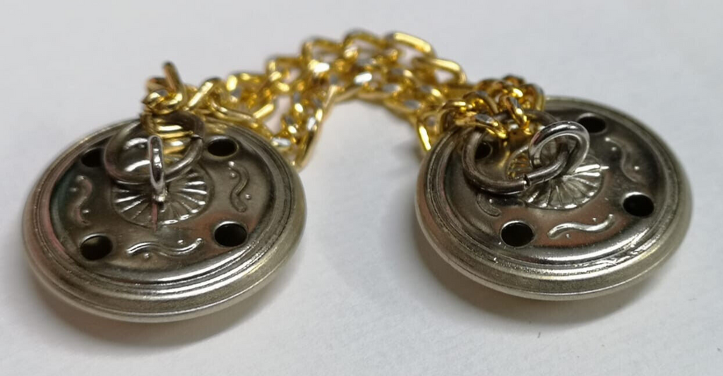 The Welch Regiment Raised Mess Dress Buttons with Chain 15.3mm 24L