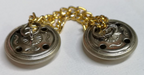 The Welch Regiment Raised Mess Dress Buttons with Chain 15.3mm 24L