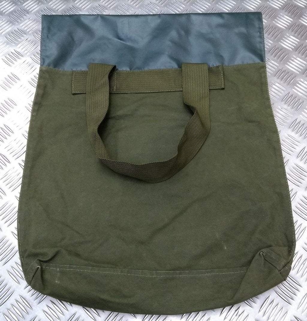 War Book Document Bag Heavy Duty Canvas With Metal And Vinyl Closure System