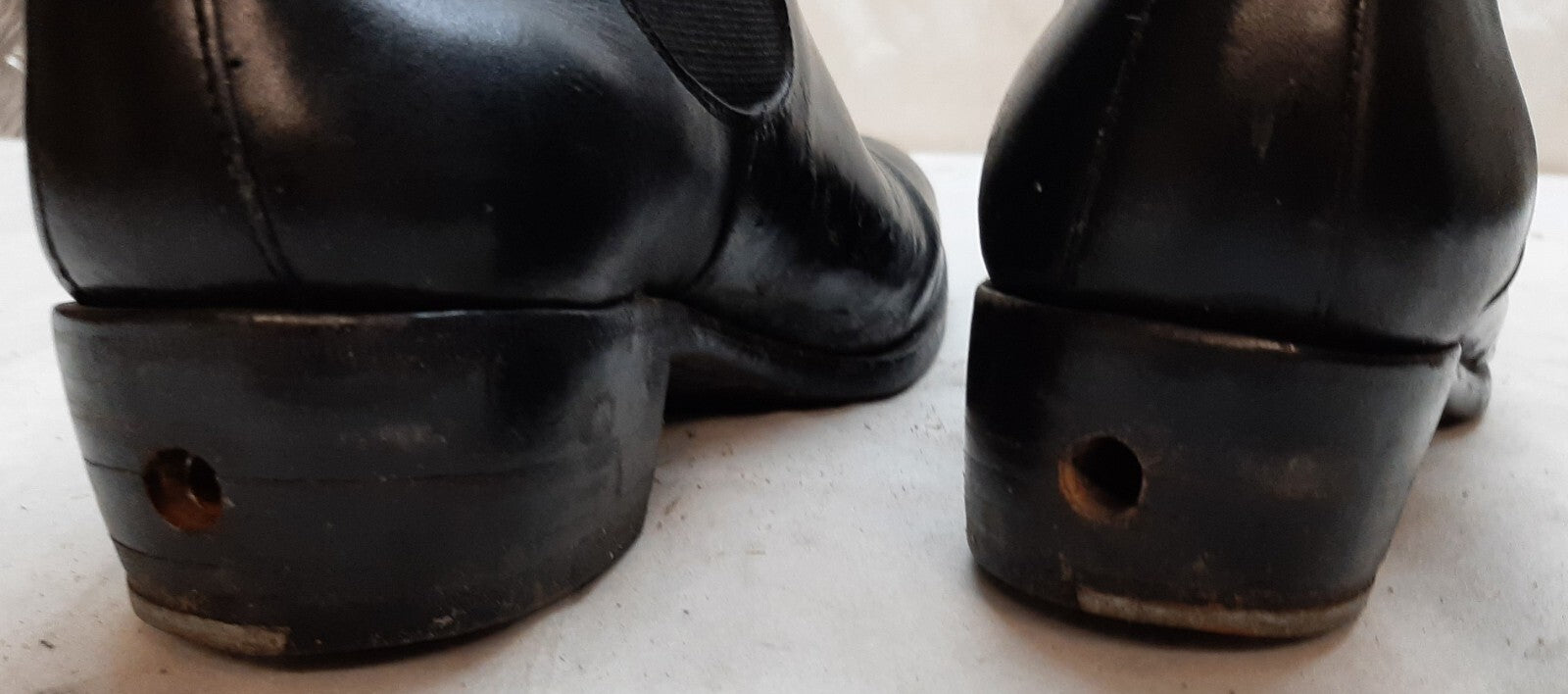 HCav Chelsea Boots British Army Cavalry Uniform With Spur Housing Size 8L