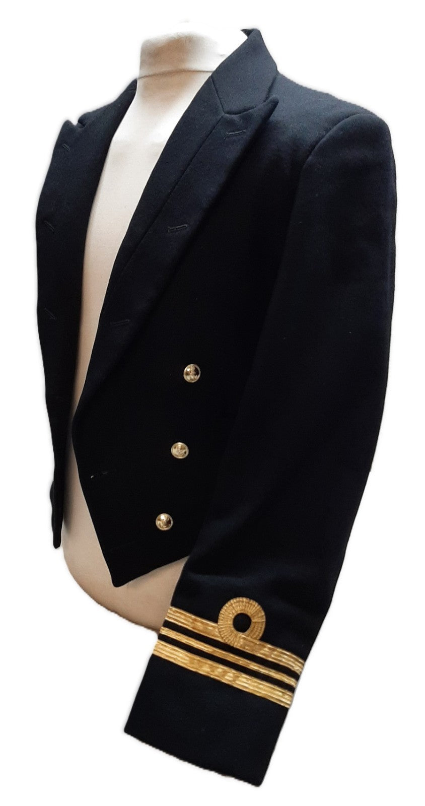 No7 Mess Jacket Lt Com Cuff Curls British Naval Ofc Dress RN