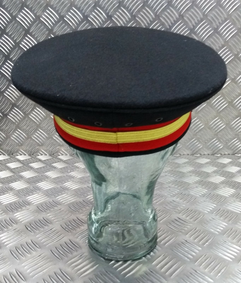 Abu Dhabi Hat UAE Insignia Buttons & Black Chinstrap Complete Officers Hat 56cm