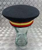 Abu Dhabi Hat UAE Insignia Buttons & Black Chinstrap Complete Officers Hat 56cm