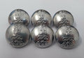 Genuine British Army Issue The Life Guards Regiment Dress Buttons 40L Silver