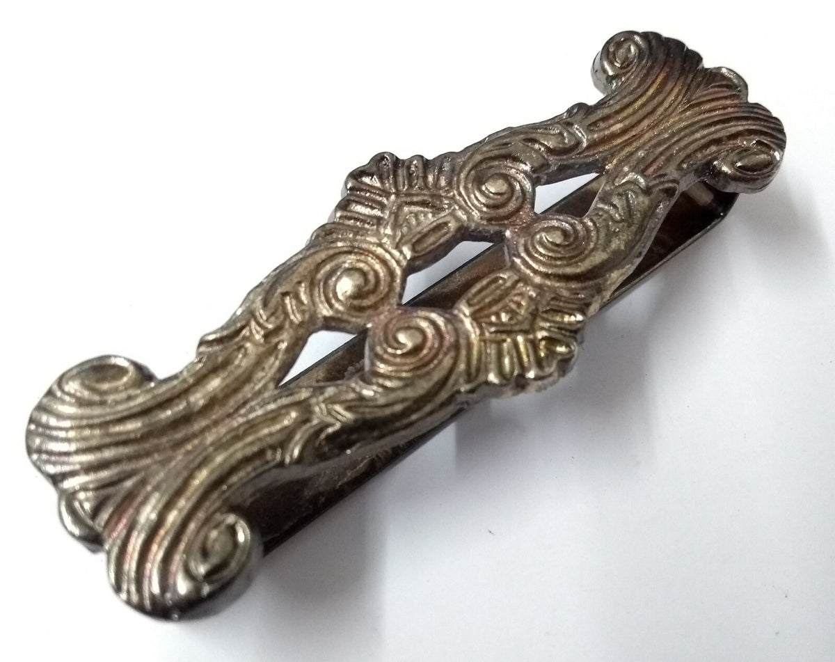Genuine Vintage Ceremonial 3" Decorative Cross Strap Stay 2 Ends STD181