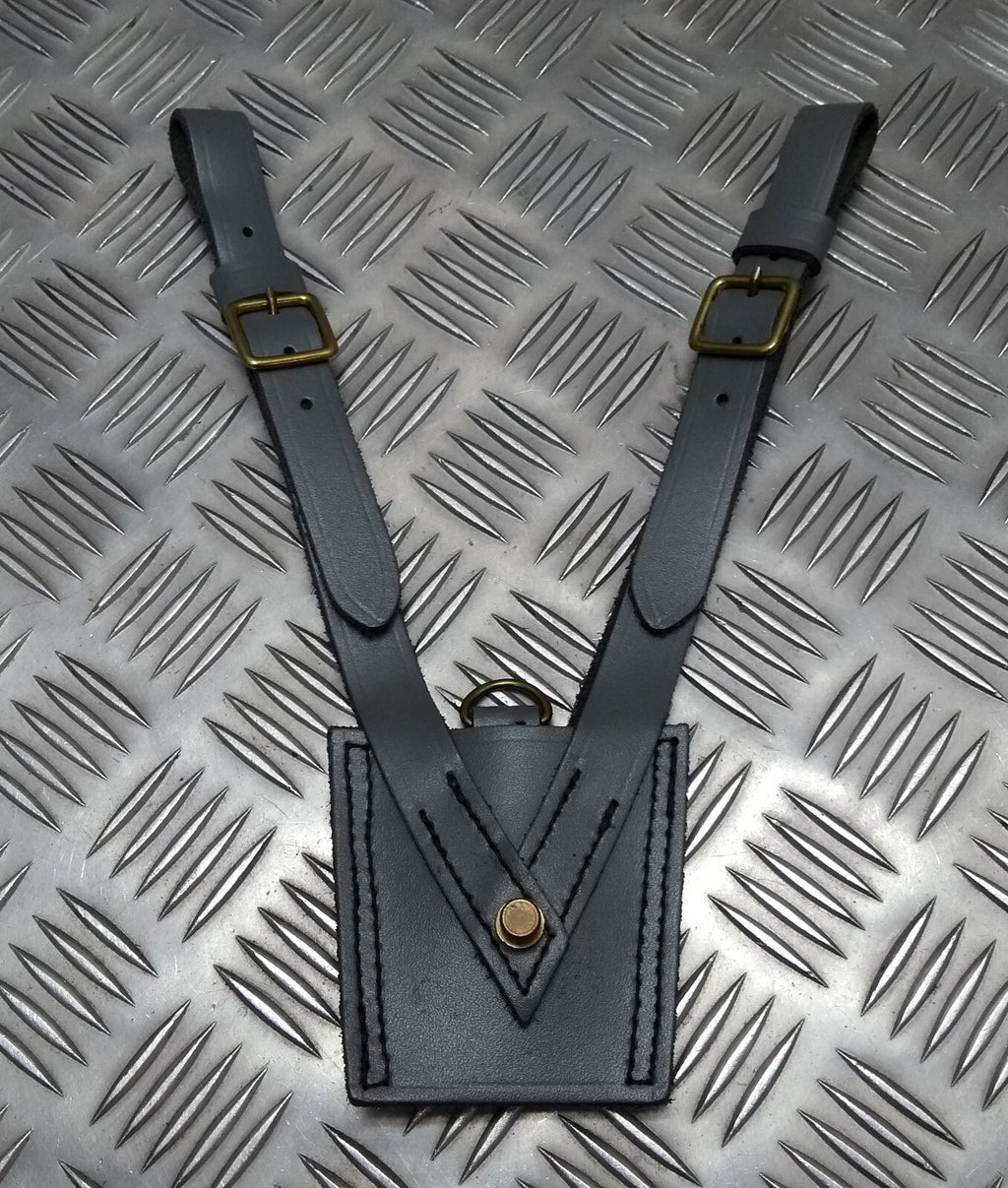 Kuwait Sword Frog issue British Made Grey Leather Dress
