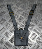 Kuwait Sword Frog issue British Made Grey Leather Dress