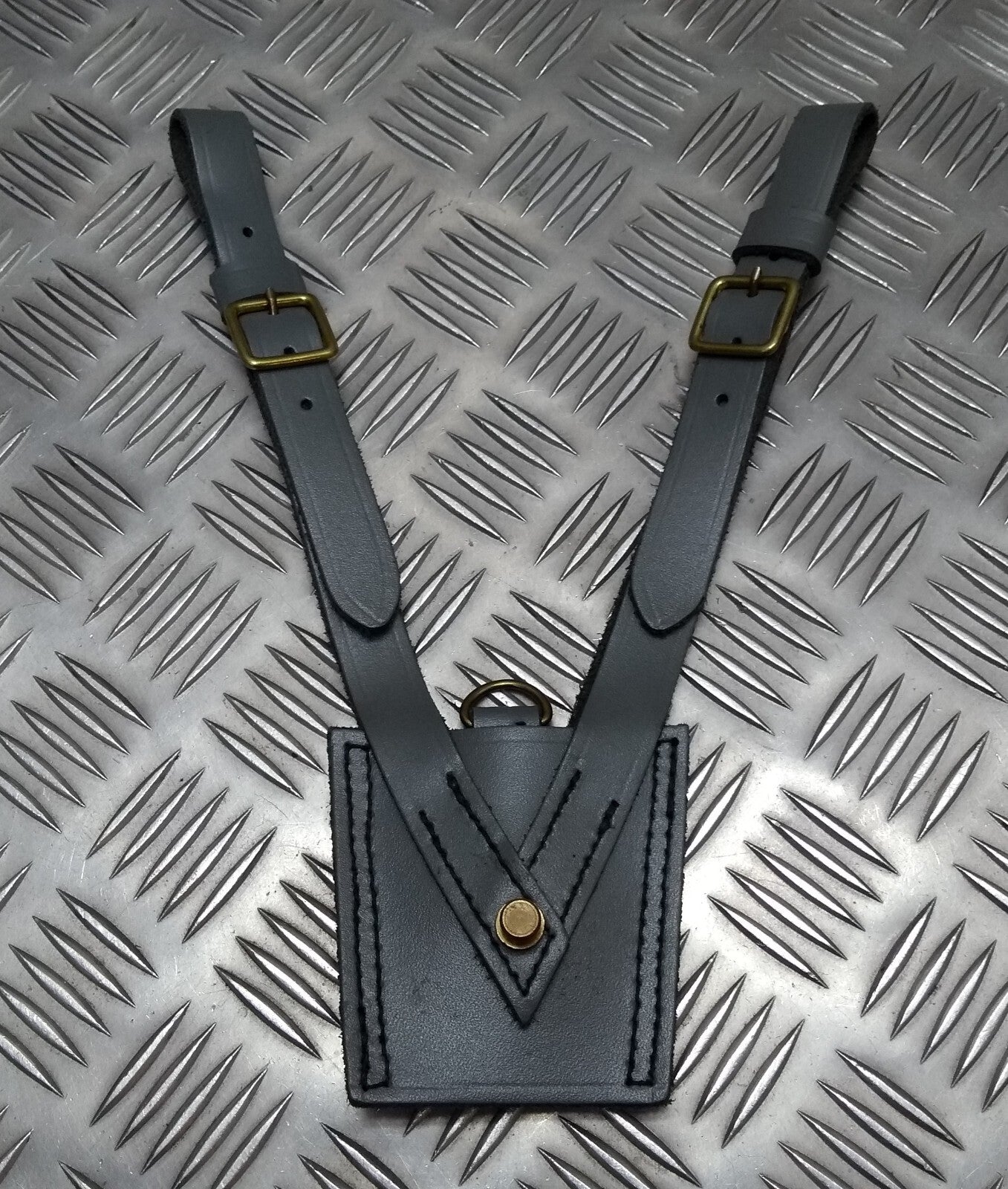 Kuwait Sword Frog issue British Made Grey Leather Dress