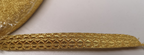 Mylar Metalised Polyester Gold Staff Lace 13mm