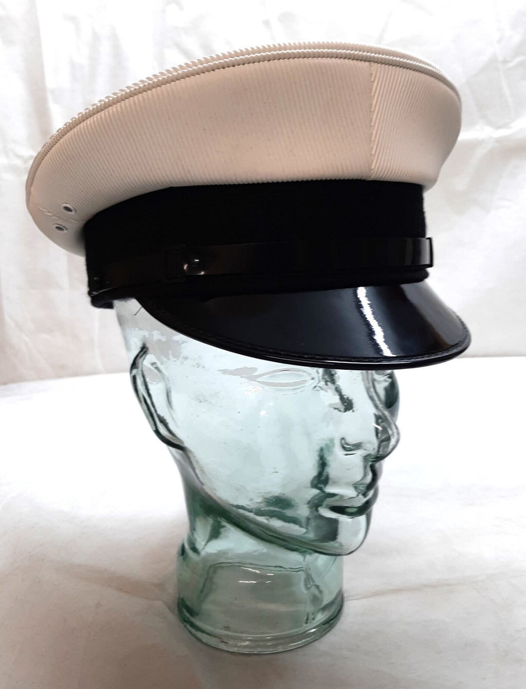 Naval Officers Hat Ex British Navy Production Sample No Insignia Size 57cm