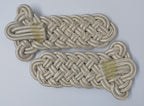 Shoulder Cords Senior Officer Silver Braid Cords No Attaching Straps Unfinished