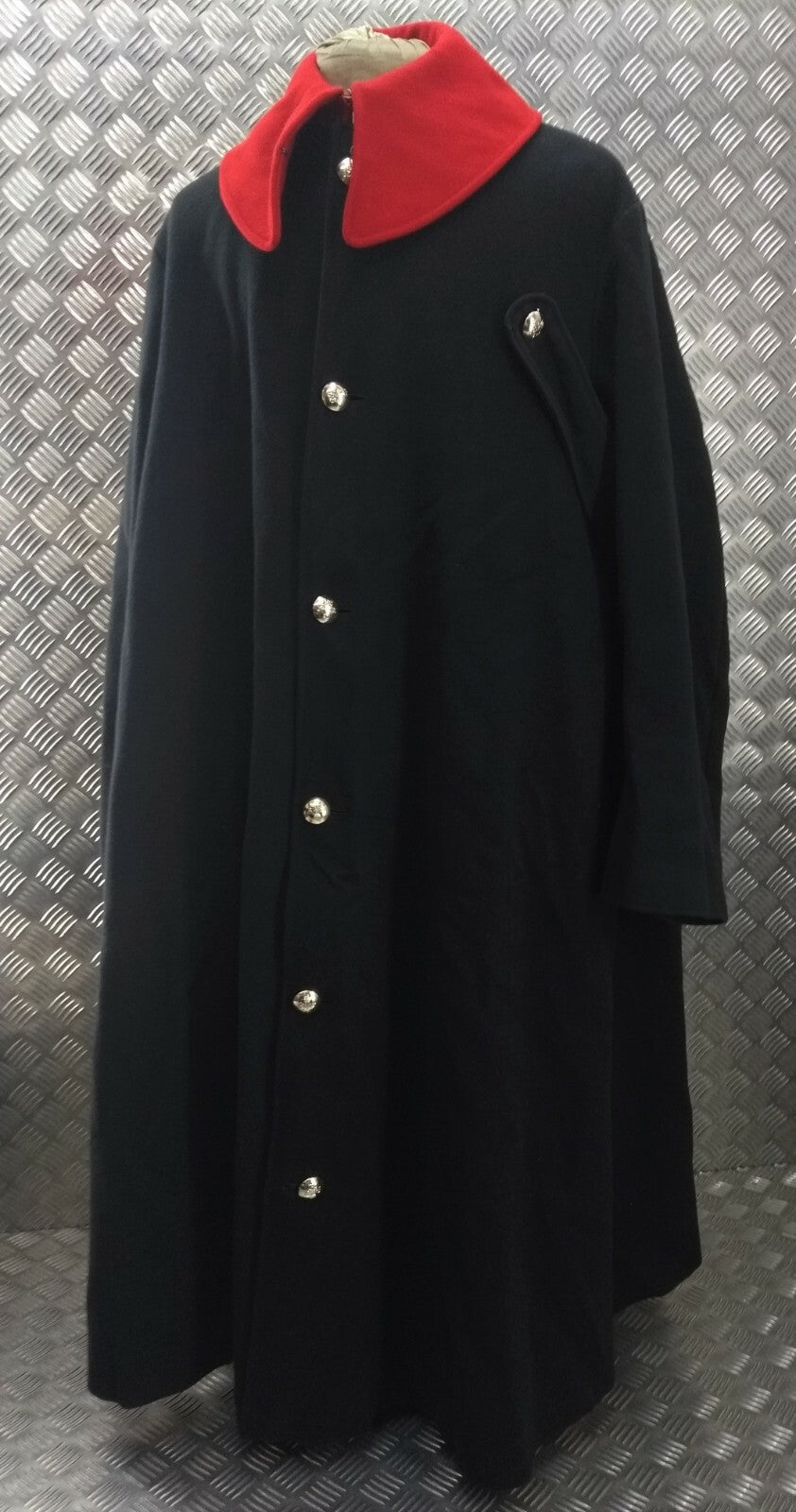 Genuine British Army Blues and Royals RHG Wool Parade Coat Red Collar