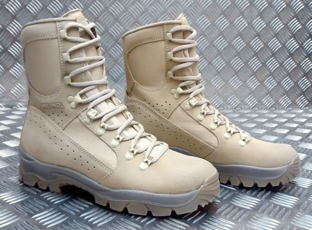 Genuine British Army Issue Meindl Desert Fox Assault / Patrol Combat Boots