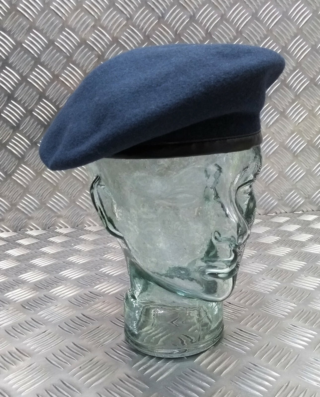 Airforce Blue Beret 100% Wool Taped Rim Scouts & Various Organizations 54cm
