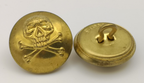 17th/21st Lancers Brass Buttons Size 36L x4
