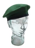 Green Beret Army Goldings UK Pattern Wool / Silky Lining & Petersham Trim 62cm.