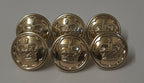 Genuine British Issue Royal Crown And Border Buttons 3 Pairs ASBT294