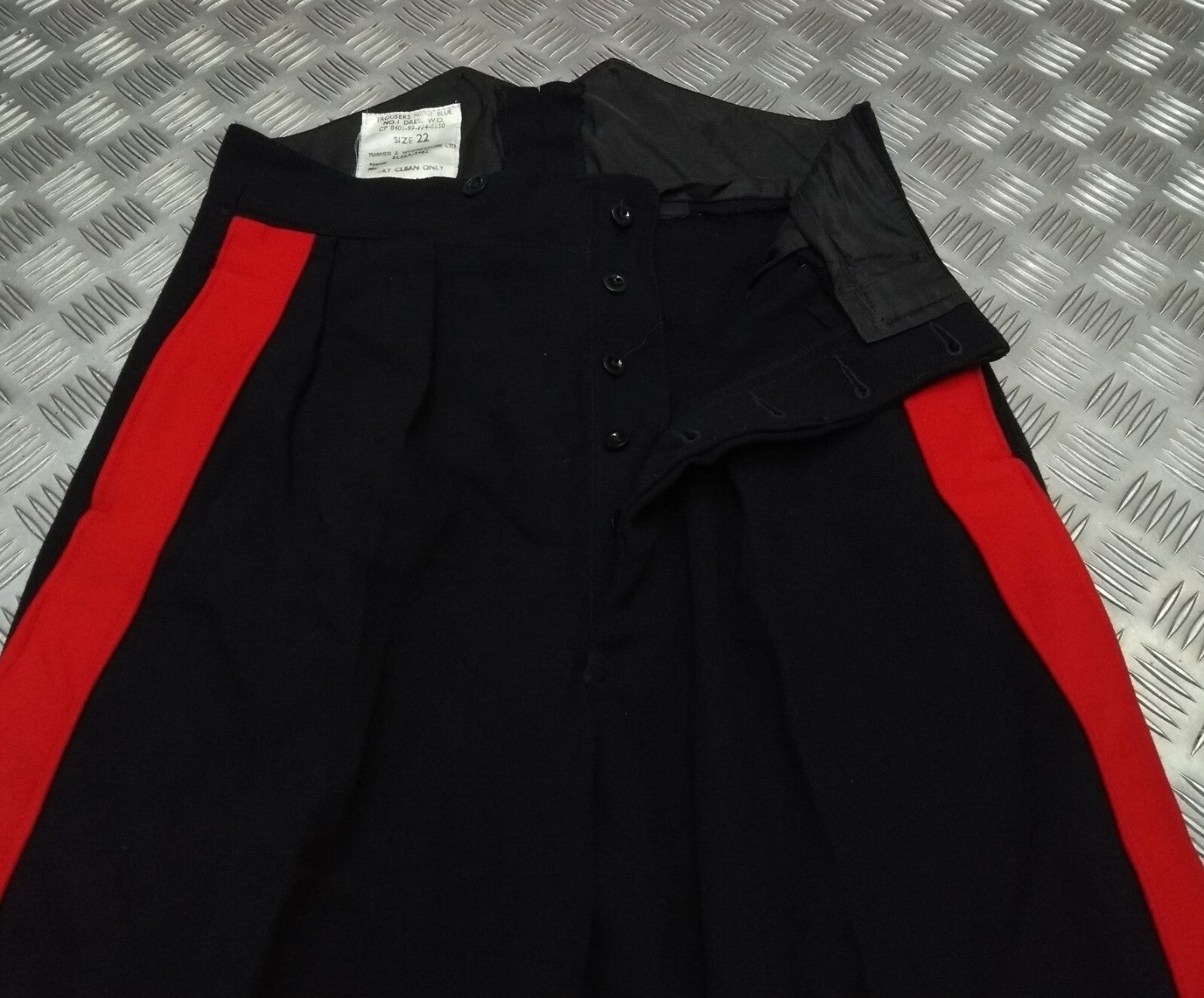 No1 Dress Trousers Red Stripe Genuine British Army Number One Uniform Issue W31"