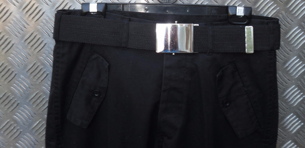 Military Style 2" Canvas Web Roll Buckle Parade Trouser Belt Unisex All Colours
