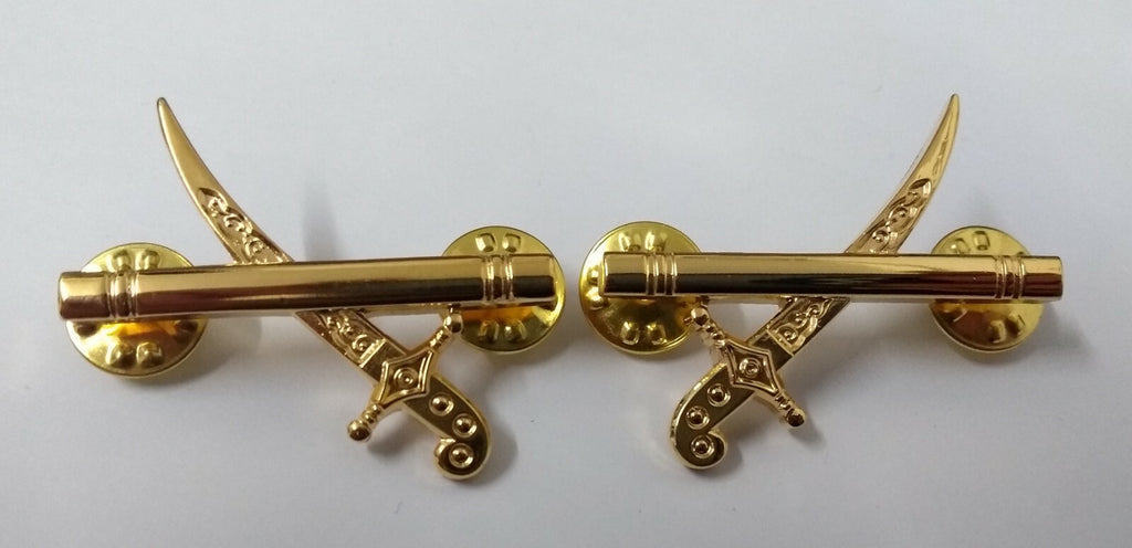 Genuine British Army Gilt Shoulder Board Badge General Sword & Baton GIM5