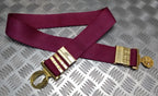Abu Dhabi Belt Maroon Nylon With Buckle For Ceremonial & Parade Duties