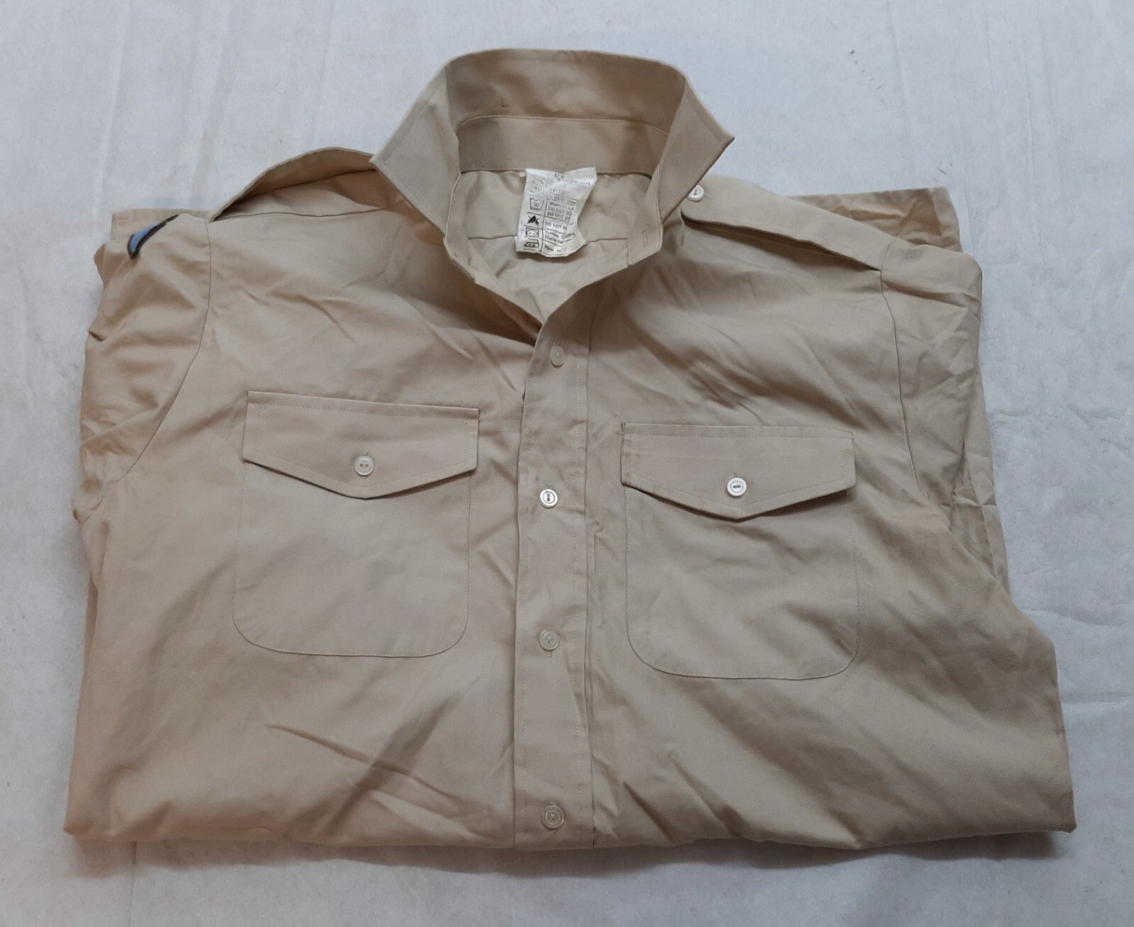 British Army No2 Shirt Long Sleeves FAD Corporal Rank With Para Wings 38cm