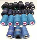Polyester Corespun Thread Blue / Navy Colour Shades Various Brands