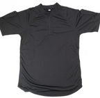Black Self Wicking Activewear Top Short Sleeve