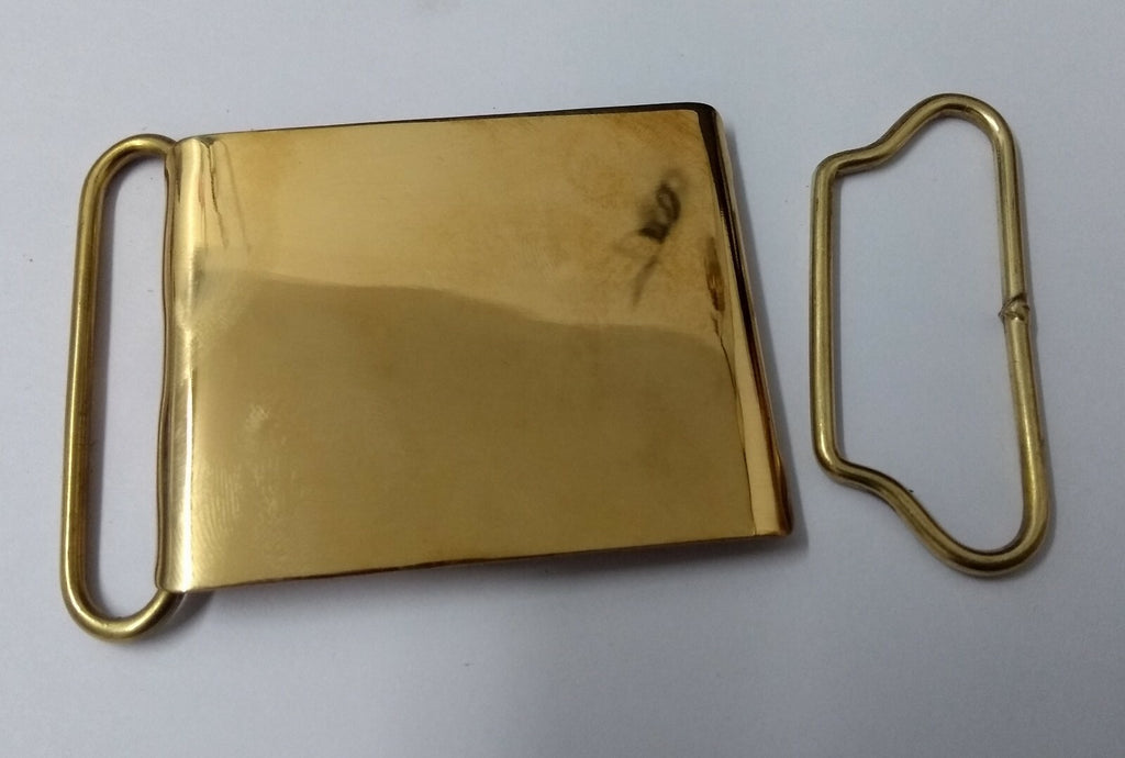 Genuine Issue Plain Plate Ceremonial and Parade 2¼" Belt Buckle