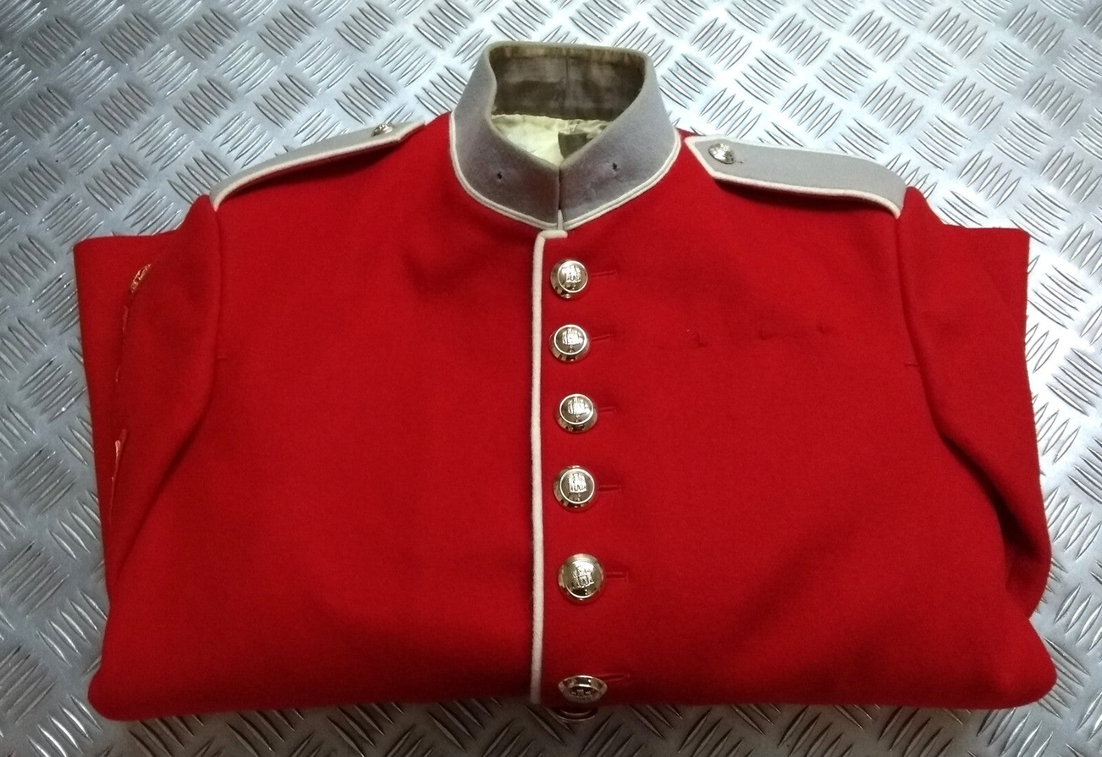 British Army Red Tunic Gibraltar Bandsman Ceremonial Style Jacket Good Size