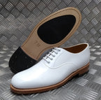 Naval Issue Shoes White Leather Parade / Uniform Dress Mens British Royal Navy