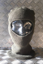 Army Green. One (1) Hole Balaclava / Beanie Hat - Very Warm - Brand New