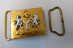 Genuine Nigerian Coat of Arms Insignia Belt Buckle And Fitting NEW
