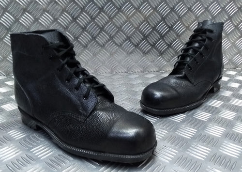 Ankle Boots Safety British Made 6 Eyelet Grain Style TUFF GB Britton