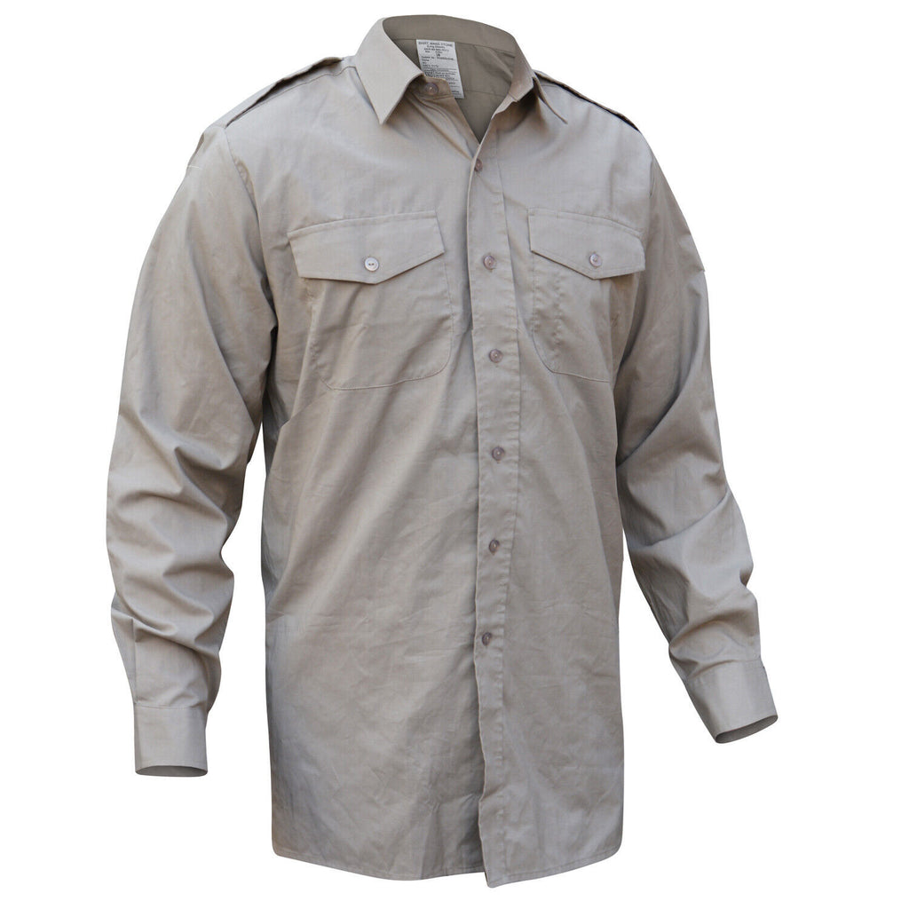 Army Stone Shirt Long Sleeves or Short Sleeve Tropical Tri-Service Shirts GD1