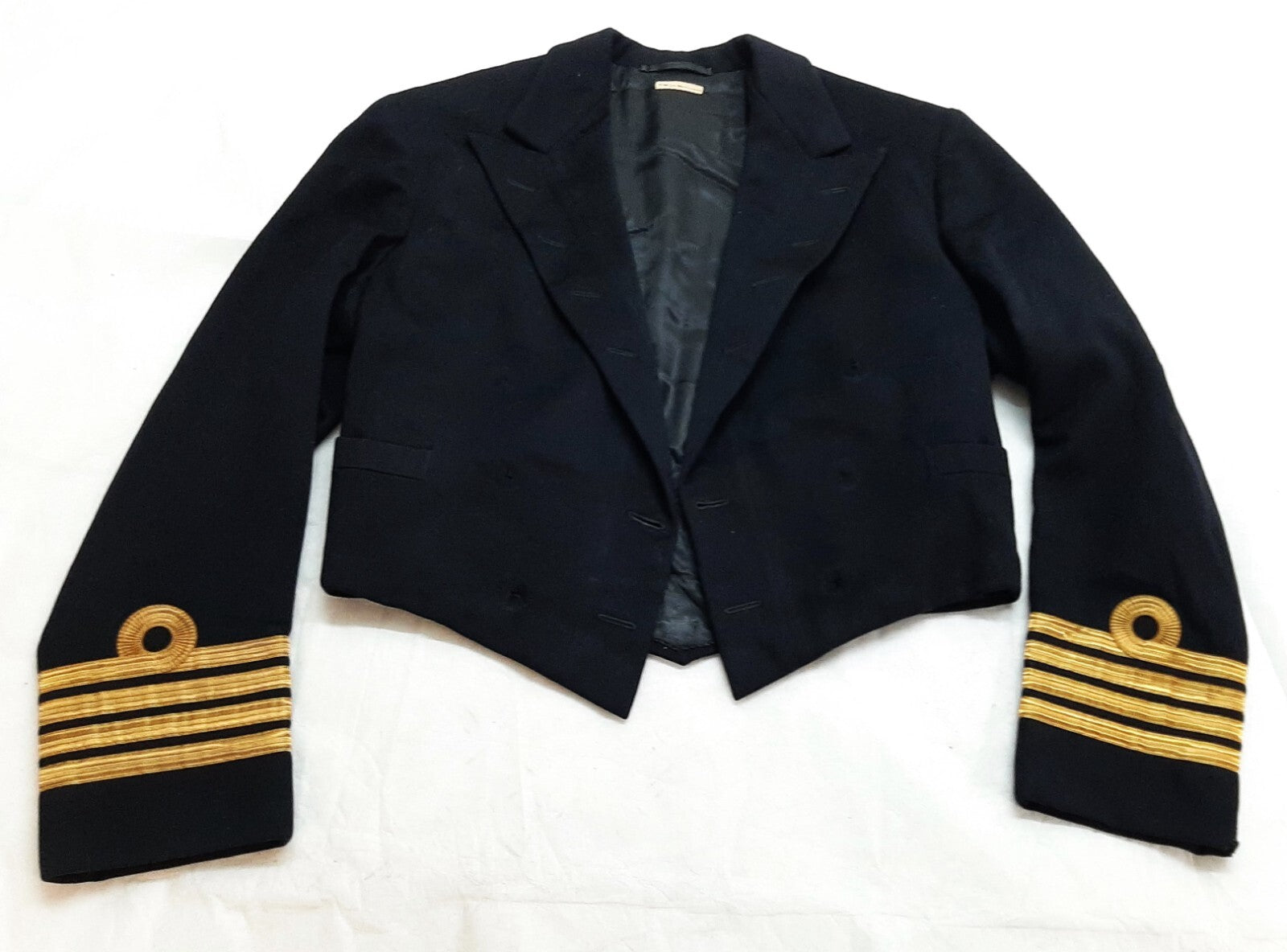 Navy Mess Jacket Captains Rank Vintage British Naval Dress RN 1961