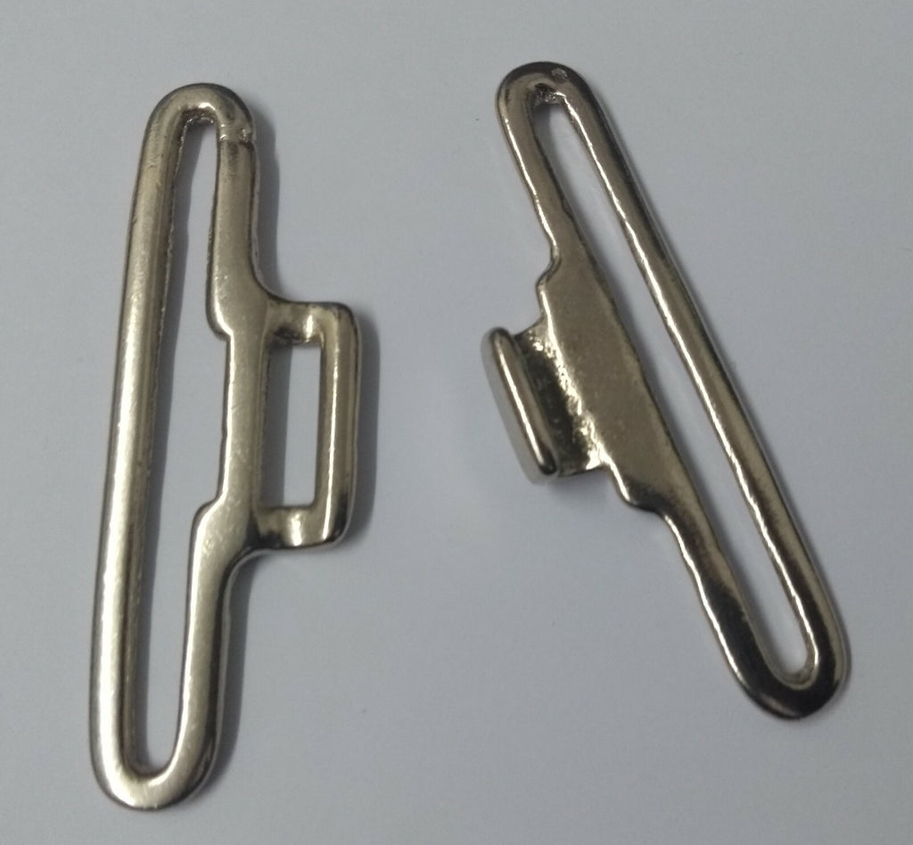 Nickel Plated Pistol Belt QRF Buckle Set MFP02B
