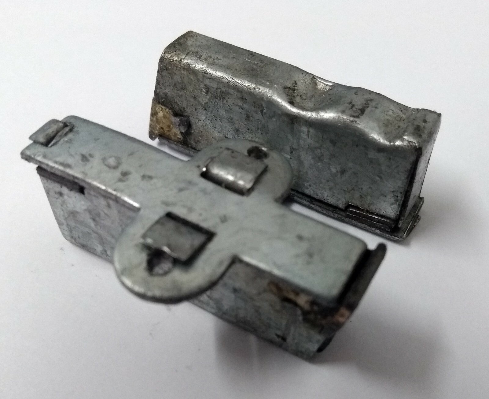Genuine Vintage Issue Spur Box Housing Not Plated For Restoration 1Pair