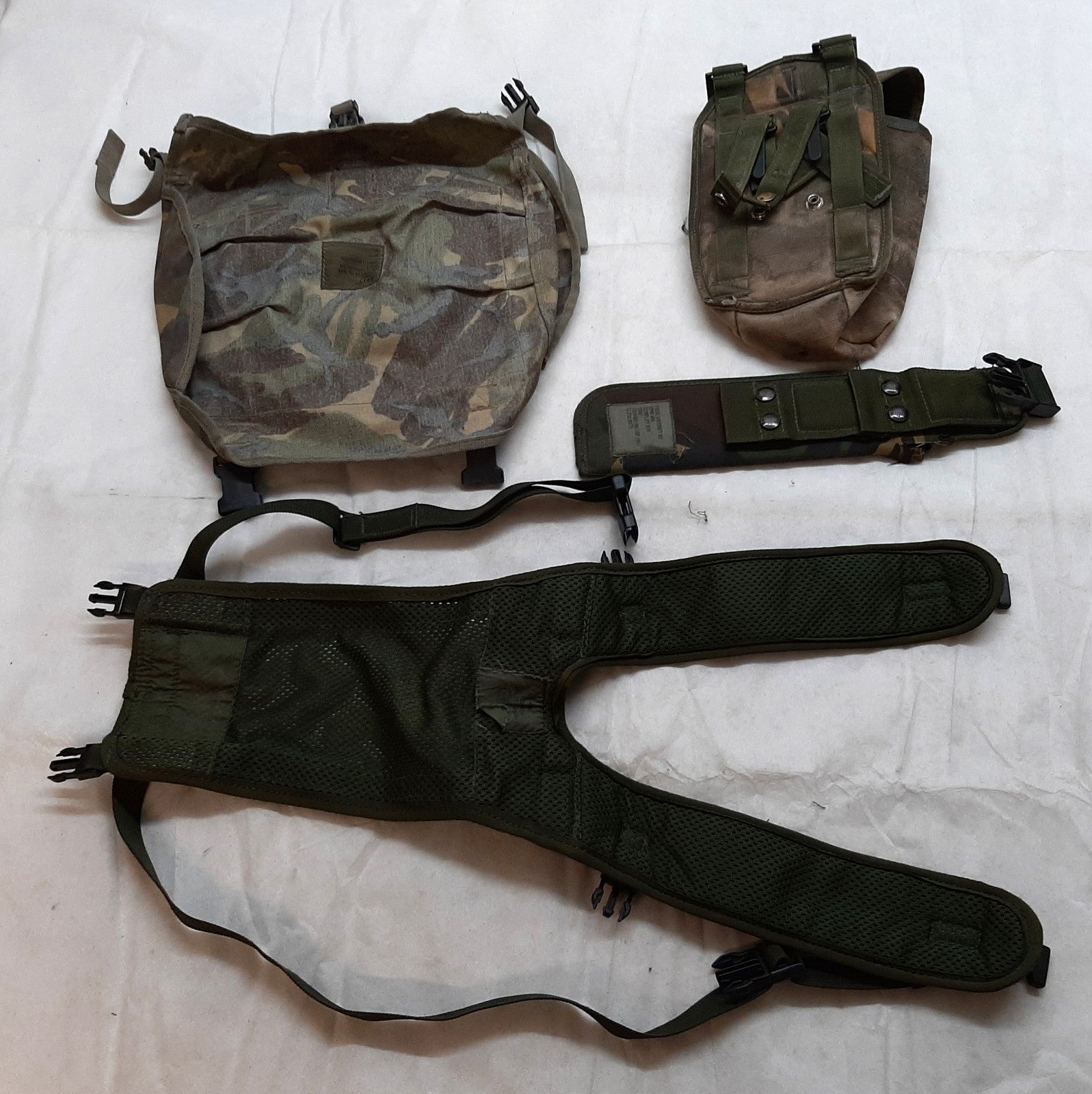 DPM Army Webbing Soldier 95 / 2000 Four British Camouflage Assorted Items