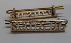 RSDG Title Badges British Royal Scots Dragoon Guards Old Pattern Shoulder Badges