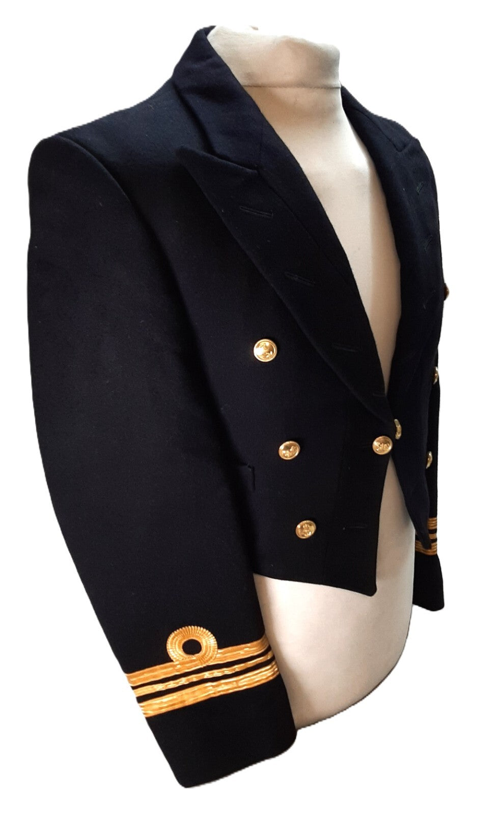 Royal Navy Mess Dress Jacket Lieutenant Commander Cuff Curls British Naval RN